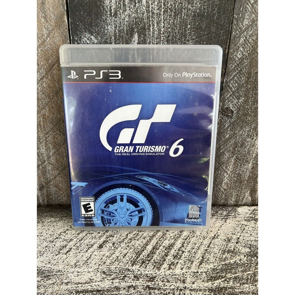 Gran Turismo 6 PlayStation 3 PS3 No Manual Video Game Racing Driving Simulator